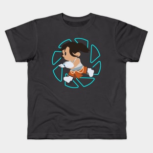 Chell Crossing - Aperture Logo Kids T-Shirt